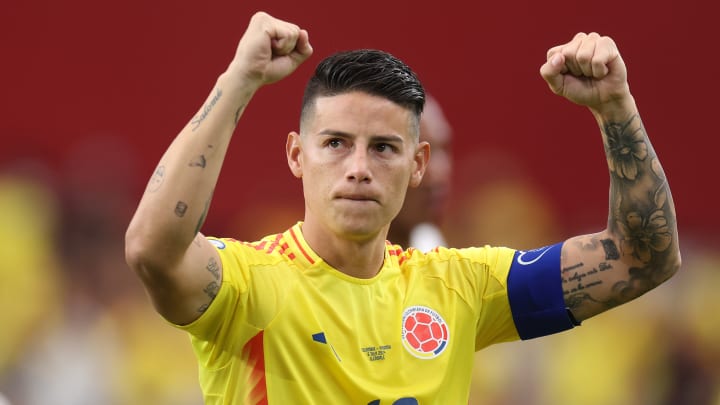 El capitán James Rodríguez ya suma cinco asistencias en el torneo