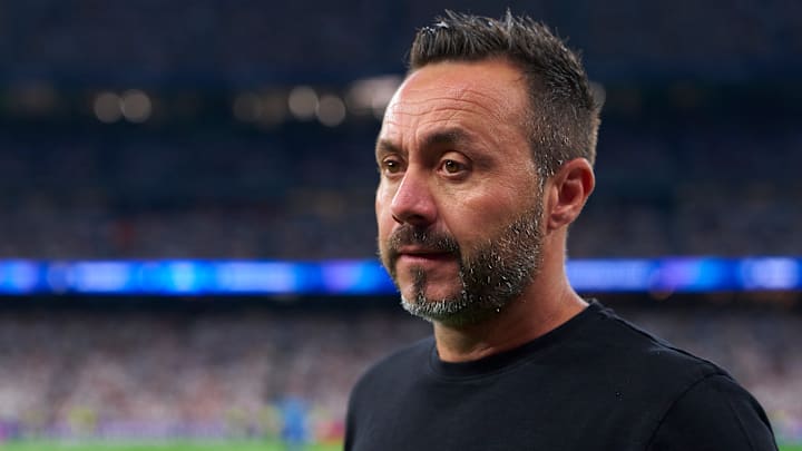Roberto De Zerbi a été satisfait du match contre le Real Madrid.