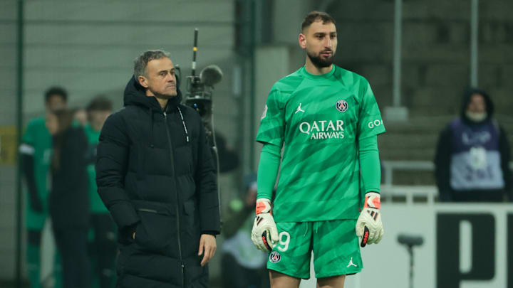 Luis Enrique, Gianluigi Donnarumma Luis Enrique, Gianluigi Donnarumma