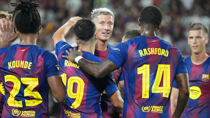 Lewandowski, Rashford und Co. im Testspiel gegen Vissel Kobe Lewandowski, Rashford und Co. im Testspiel gegen Vissel Kobe