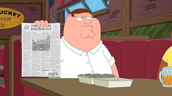 FAMILY GUY: When Peter realizes Joe has never found him funny, he is determined to make Joe laugh. Meanwhile, Lois chaperones Chris and Meg’s school trip, where she strives to reunite Principal Shepherd with his long-lost love in the all-new “Live, Laugh, Love” episode of FAMILY GUY airing Sunday, Feb. 23 (9:30-10:00 PM ET/PT) on FOX. FAMILY GUY © 2025 by 20th Television
