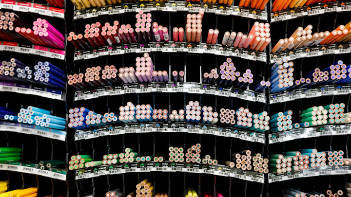 A large assortment of pencils, pens, and other art supplies are for sale at the National Art Shop. The store, located at 509 S. National Ave., is celebrating its 50th anniversary this year.

Nationalart6