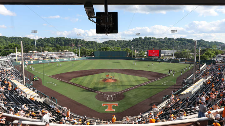 General view at Lindsey Nelson Stadium before the game between the Tennessee Volunteers and the South Carolina Gamecocks in Knoxville, Tenn., Thursday, May 16, 2024.