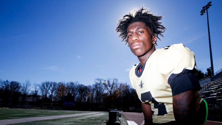 Sheffield's Radarious Jackson, The Commercial Appeal   s offensive player of the year, poses for a
