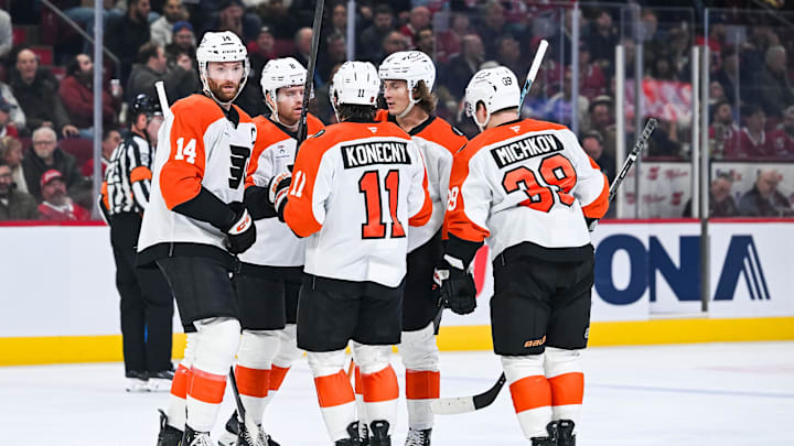 The Philadelphia Flyers look to build off their win in Montreal.
