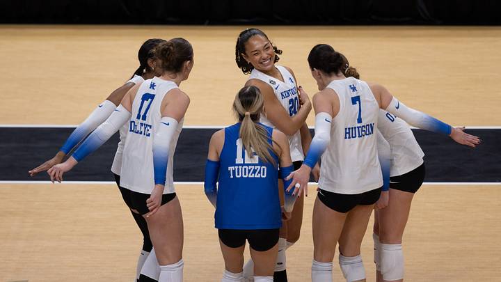 Kentucky Wildcats celebrate a the 2025 NCAA Women’s Volleyball Championship. Mandatory Credit: Kylie Graham-Imagn Images Kentucky Wildcats celebrate a the 2025 NCAA Women’s Volleyball Championship. Mandatory Credit: Kylie Graham-Imagn Images