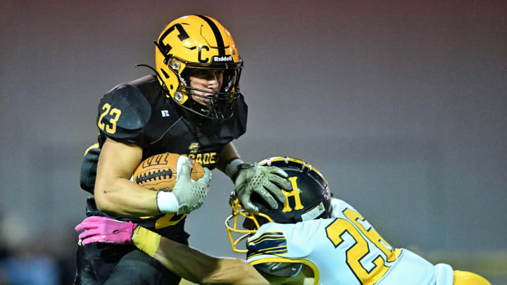 Cascade running back Bryce Kuenzi was voted to the 4A all-state first team as a sophomore.