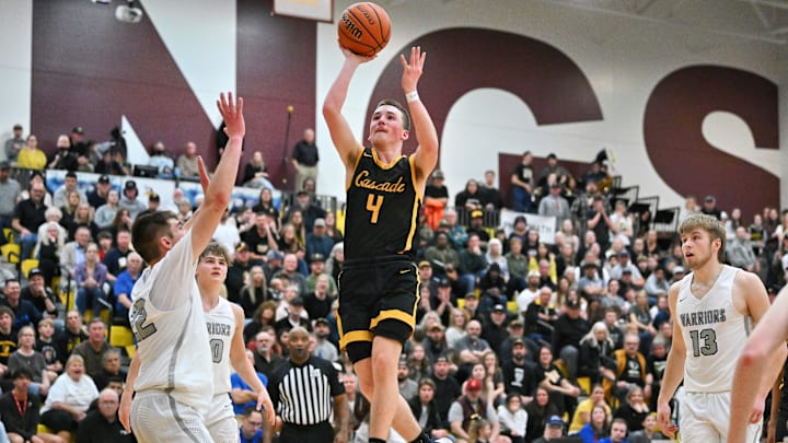 Cascade senior Landon Knox is the Oregon West Conference boys basketball player of the year. Cascade senior Landon Knox is the Oregon West Conference boys basketball player of the year.
