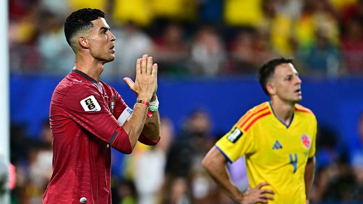 Cristiano Ronaldo, estandarte de Portugal, tuvo un muy mal partido ante Colombia en Miami