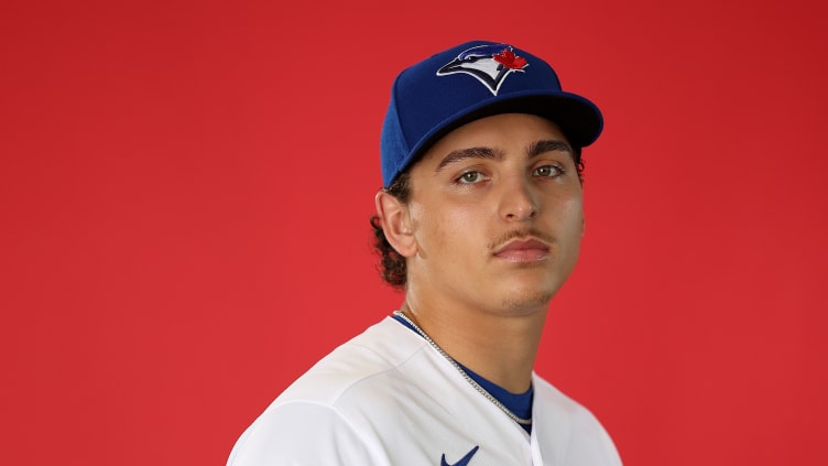 Ricky Tiedemann / Toronto Blue Jays Photo Day