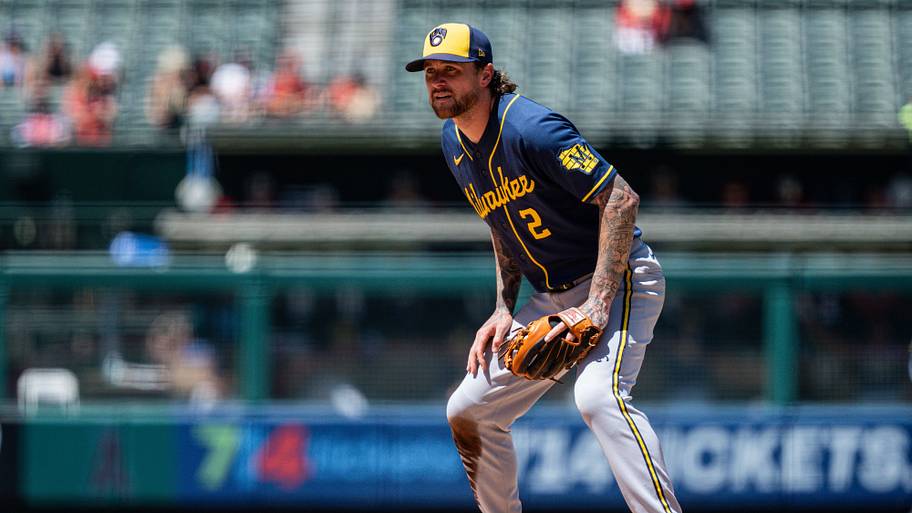 Milwaukee Brewers second baseman Brice Turang