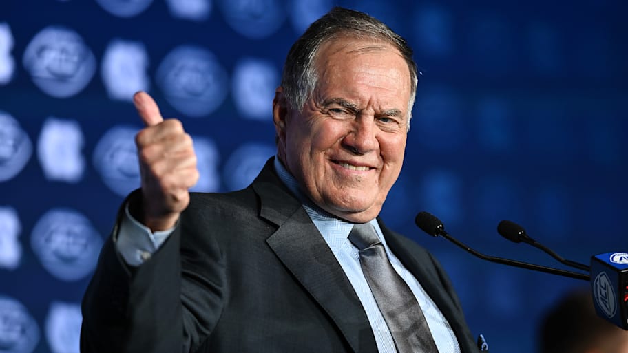 Bill Belichick took center stage during ACC media days on Thursday. | Matt Kelley/Getty Images
