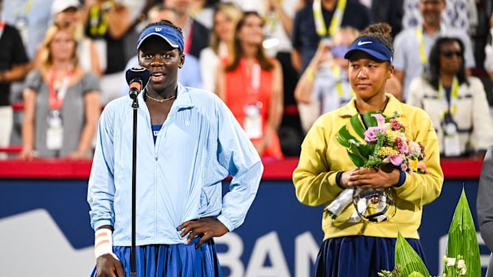 Mboko captured her maiden title with the win at Montreal on Thursday. 