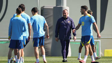 Le FC Barcelone autour d'Hansi Flick