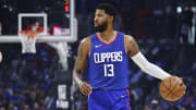 George utilizaba el 13 en los Clippers