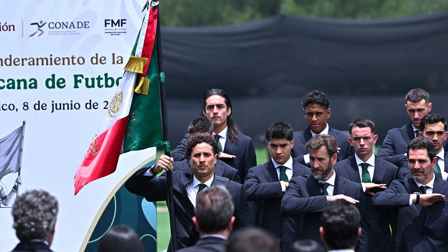 Mundial 2026: La presidenta Claudia Sheinbaum abandera a la 