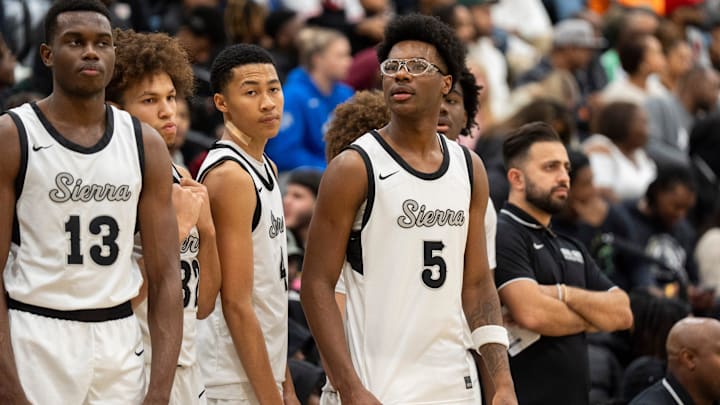 Sierra Canyon’s Bryce James (5), the son of NBA player LeBron James, put on a show at the HoopHall Classic. Sierra Canyon’s Bryce James (5), the son of NBA player LeBron James, put on a show at the HoopHall Classic.