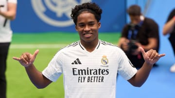 Endrick has been presented to Real Madrid fans
