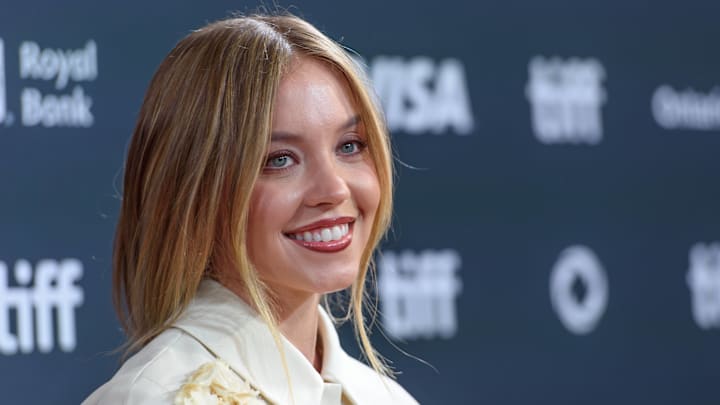 Sydney Sweeney at the "Eden" premiere during the 49th Toronto International Film Festival.