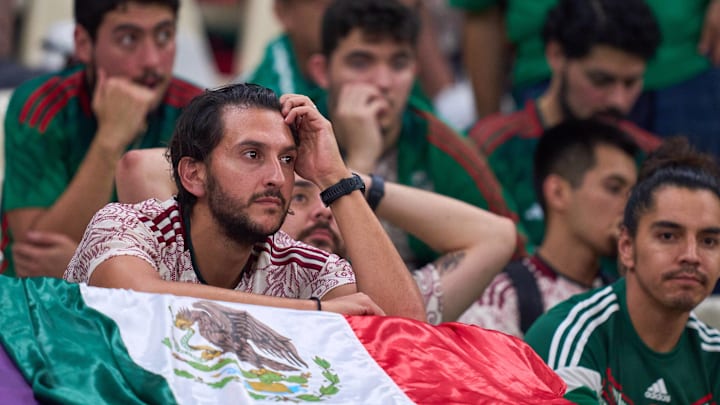 Mexican fans could only watch in sadness as El Tri got eliminated in the group stage of the 2022 Qatar World Cup Mexican fans could only watch in sadness as El Tri got eliminated in the group stage of the 2022 Qatar World Cup
