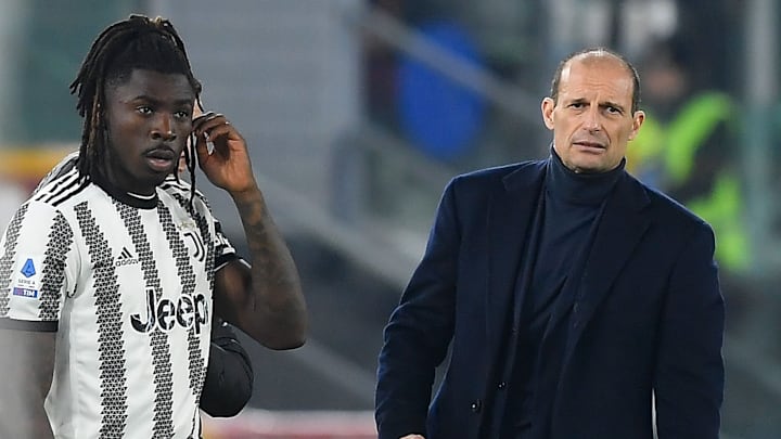 Moise Kean, Massimiliano Allegri Moise Kean, Massimiliano Allegri