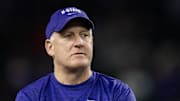 Dec 26, 2024; Phoenix, AZ, USA; Kansas State Wildcats head coach Chris Klieman prior to the game against the Rutgers Scarlet Knights during the Rate Bowl at Chase Field. Mandatory Credit: Mark J. Rebilas-Imagn Images