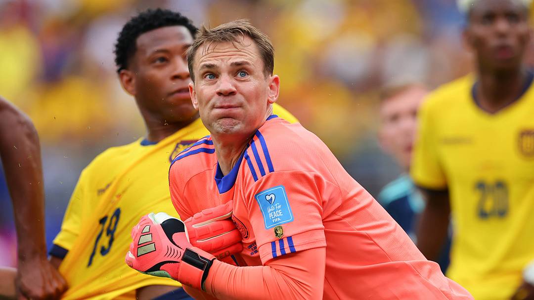 Manuel Neuer kam beim zweiten Gegentor zu spät