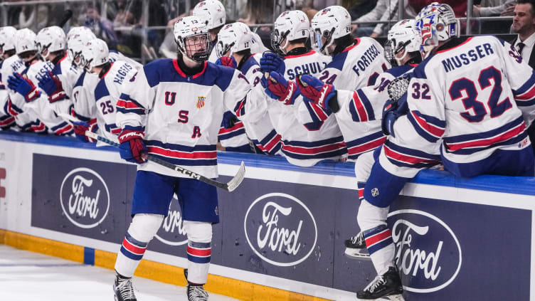 U18 Ice Hockey World Championship 2023 - United States v Sweden