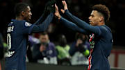 Ousmane Dembélé et Désiré Doué - PSG