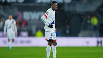 Ousmane Dembélé a inscrit le seul but parisien à Rennes ce vendredi.