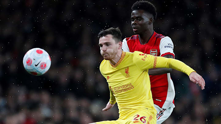 Andrew Robertson dan Bukayo Saka