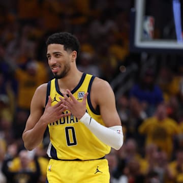 Tyrese Haliburton during the Pacers series against the Knicks.