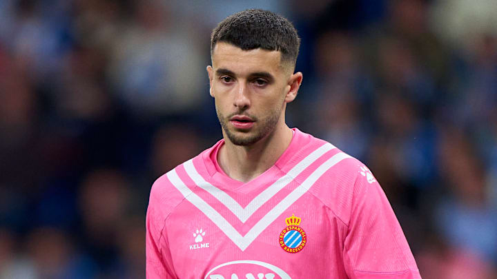 Joan Garcia face au FC Barcelone cette saison. Joan Garcia face au FC Barcelone cette saison.