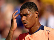 Marcus Rashford lors de Séville FC - FC Barcelone.