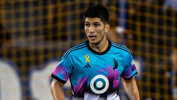 Miguel Tapias con el Minnesota United FC