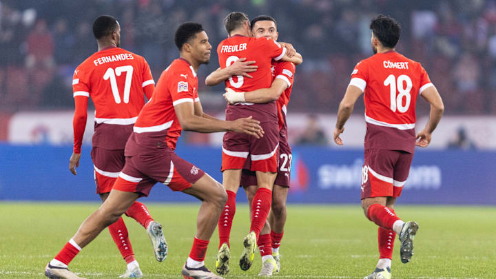 Switzerland v Serbia - UEFA Nations League 2024/25 League A Group A4 Switzerland v Serbia - UEFA Nations League 2024/25 League A Group A4