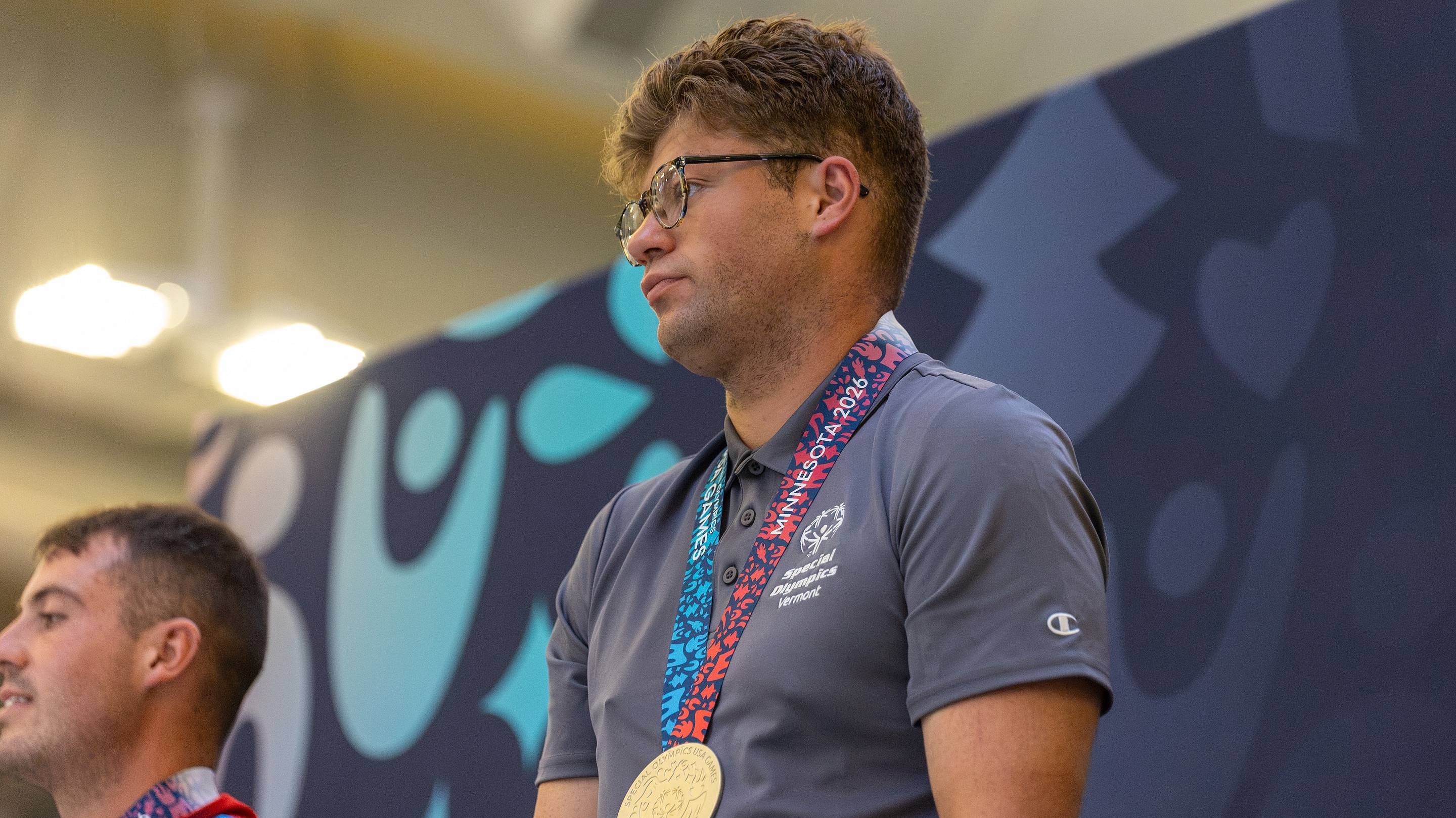 Finn Schneider brought his big maple energy from Vermont to the Special Olympics USA Games