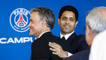 A journalist, possibly aiming to gain understanding of PSG's intentions, asked Al-Khelaifi about the possibility of Luis Enrique remaining as the club's coach.