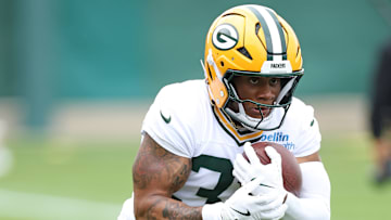 Green Bay Packers running back MarShawn Lloyd