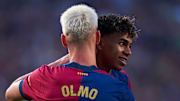 Dani Olmo et Lamine Yamal - FC Barcelone