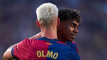 Dani Olmo et Lamine Yamal - FC Barcelone