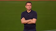 Xavi Hernandez spent almost three years in charge of Barcelona