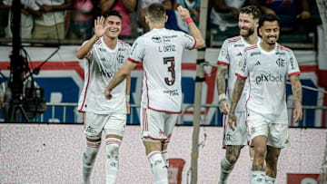 Flamengo venceu o Bahia fora de casa