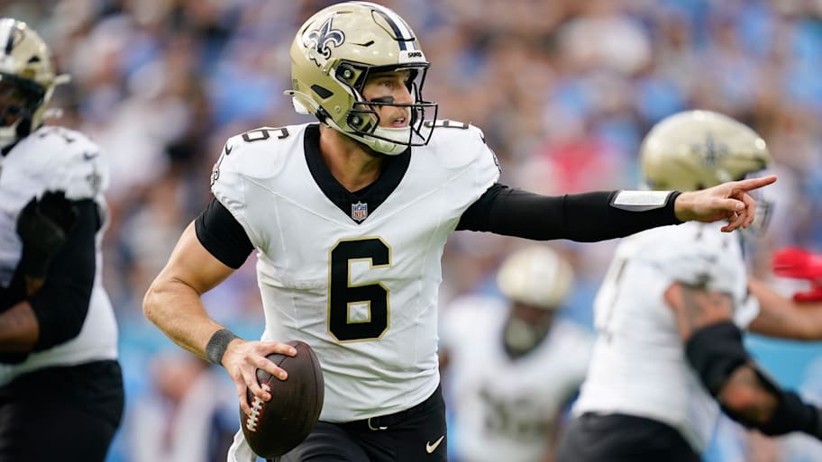 New Orleans Saints quarterback Tyler Shough