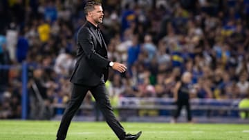 Fernando Gago of Boca Juniors looks on during the Liga...