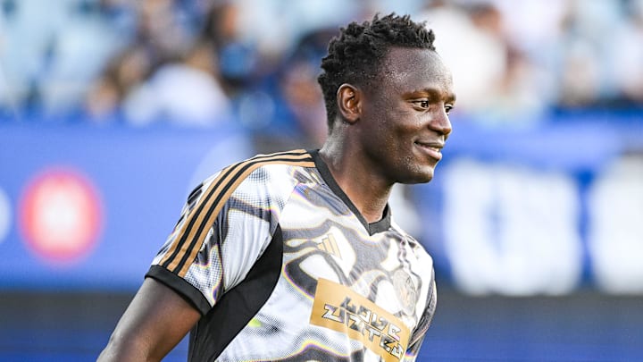 Aug 24, 2024; Montreal, Quebec, CAN; CF Montreal midfielder Victor Wanyama (2) looks on during warm-up before the game against New England Revolution at Stade Saputo. Mandatory Credit: David Kirouac-Imagn Images Aug 24, 2024; Montreal, Quebec, CAN; CF Montreal midfielder Victor Wanyama (2) looks on during warm-up before the game against New England Revolution at Stade Saputo. Mandatory Credit: David Kirouac-Imagn Images