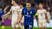 Lautaro Martínez anotó uno de los goles de la victoria del Inter de Milán en la ida de cuartos de final 