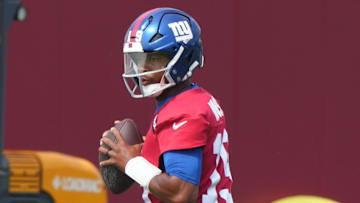 East Rutherford, NJ -- June 5, 2025 -- Quarterback, Jameis Winston as the New York Giants players participate in their 2025 OTAÕs at the Quest Diagnostic Giants Training Center in East Rutherford.