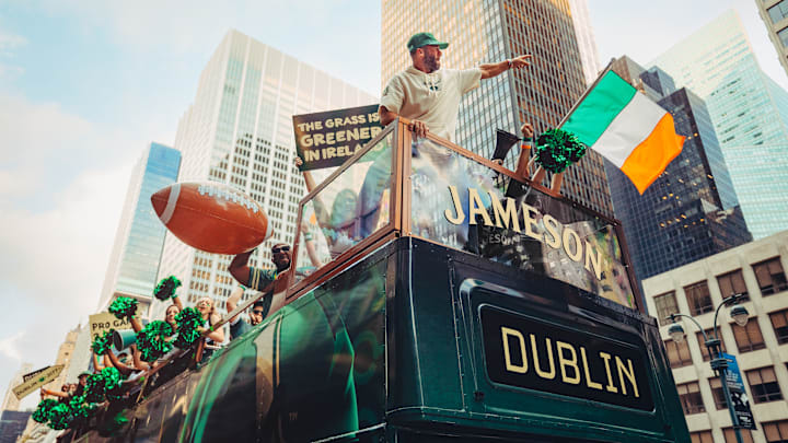 Jameson Irish Whiskey and Julian Edelman. Image courtesy Jameson Irish Whiskey 