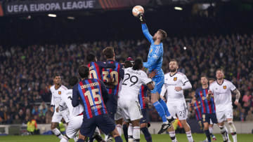 FC Barcelona v Manchester United: Knockout Round Play-Off Leg One - UEFA Europa League